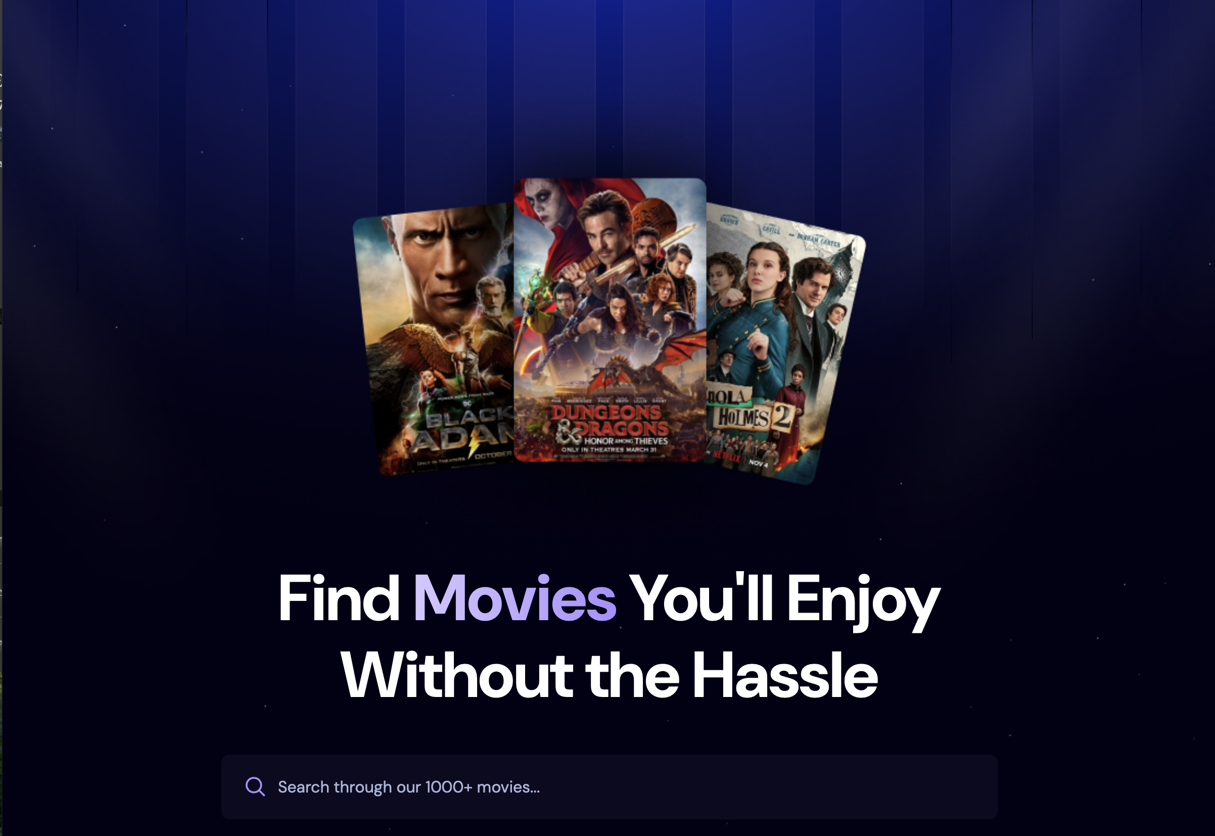 Cinema Search Screenshot