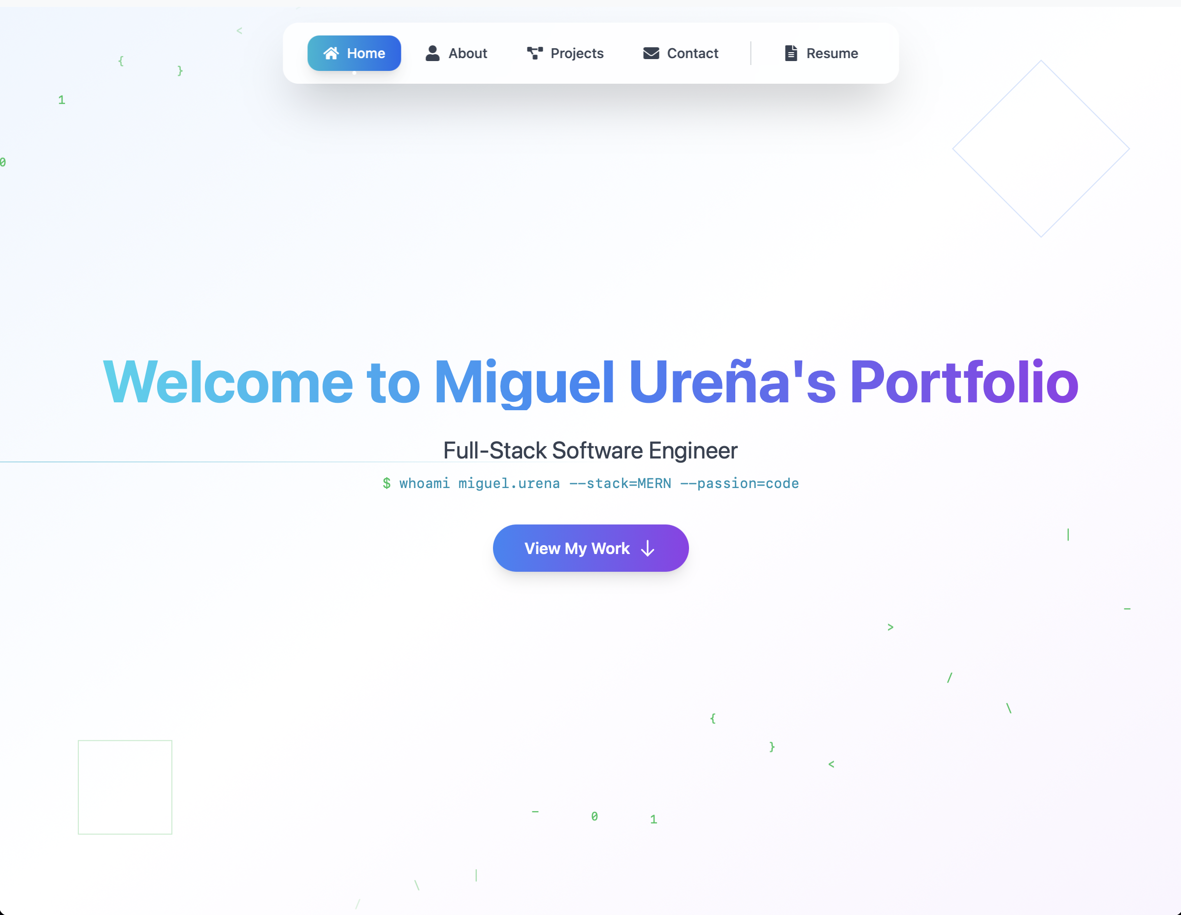Portfolio Screenshot